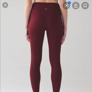 Lululemon Deep Rouge Align Pants